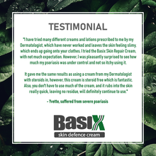 Load image into Gallery viewer, Basix Skin Defence Cream Testimonial