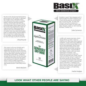 Testimonials for Basix Skin Defence for Seriously Dry Skin