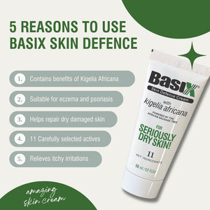 Basix Skin Defence Repair Cream for Seriously Dry Skin  - Twin Pack (2x50ml)